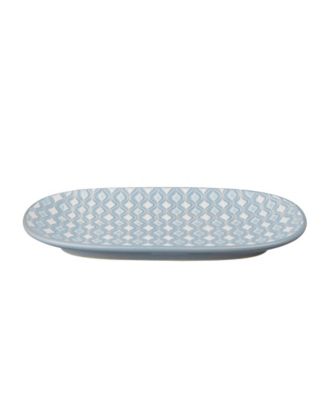 Denby - Impression Blue Accent Medium Oblong Platter