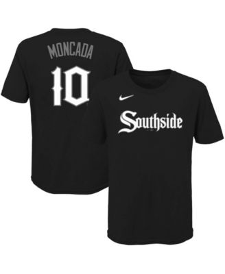 Nike - Yoan Moncada Black Chicago White Sox 2021 City Connect Name & Number T-Shirt