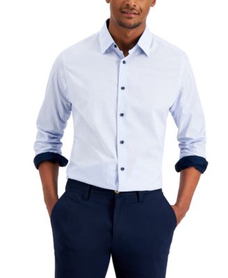 Club Room - Men's Dot Stripe Shirt