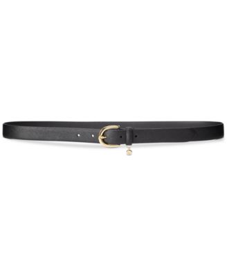 Lauren Ralph Lauren - Charm Crosshatch Leather Belt