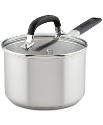 KitchenAid - Stainless Steel 2-Qt. Saucepan & Lid
