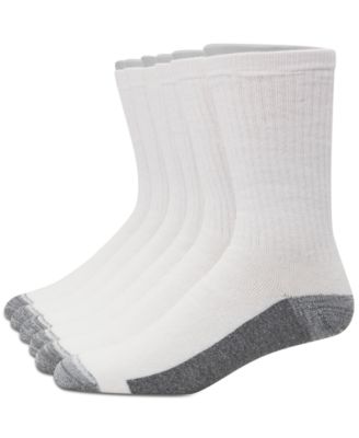 Hanes - Men's 6Pk. Ultimate Xtemp Ultra Cushion Crew Socks