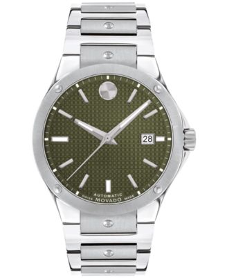 Movado - Men's Swiss Automatic S.E. Stainless Steel Bracelet Watch 41mm
