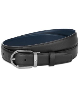 Montblanc - Horseshoe Buckle Reversible Leather Belt