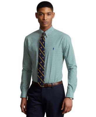 Polo Ralph Lauren - Men's Classic-Fit Gingham Stretch Poplin Shirt