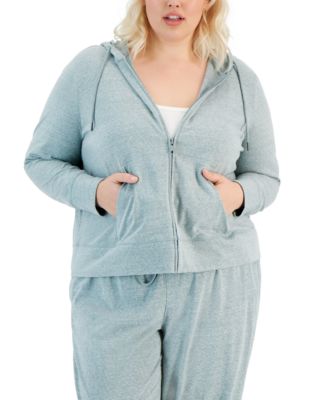 ID Ideology - Plus Size Full-Zip Hooded Jacket