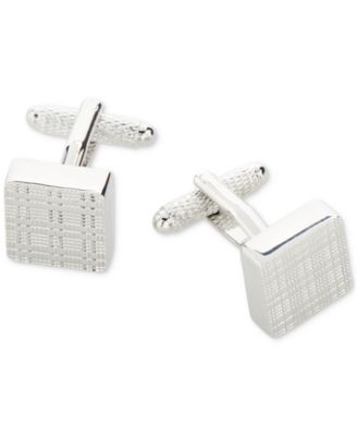Perry Ellis Portfolio - Men's Plaid Cufflinks