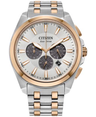 Citizen - Eco-Drive Men's Chronograph Classic Two-Tone Stainless Steel Bracelet Watch 41mm