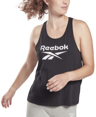 Reebok - Women's Identity Logo Racerback Jersey Tank Top