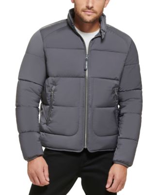 Calvin Klein - Men's Stretch Medium Weight Moto Jacket