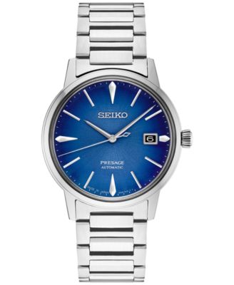 Seiko - Men's Automatic Presage Stainless Steel Bracelet Watch 40mm