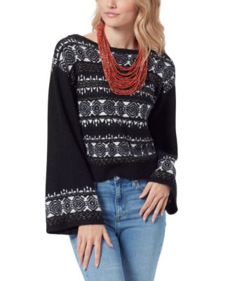Sam Edelman - Women's Benton Wide-Sleeve Scoop-Back Sweater