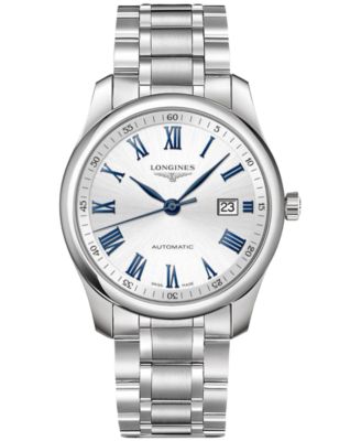 Longines - Men's Swiss Automatic Master Stainless Steel Bracelet Watch 40mm