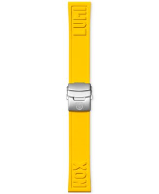 Luminox - Interchangeable Yellow Rubber Watch Strap