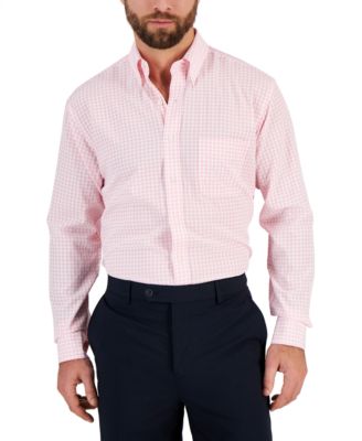 Club Room - Men's Gingham Button-Down Shirt