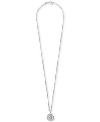 Philipp Plein - Stainless Steel 3D $kull Cable Chain 29-1/2" Pendant Necklace