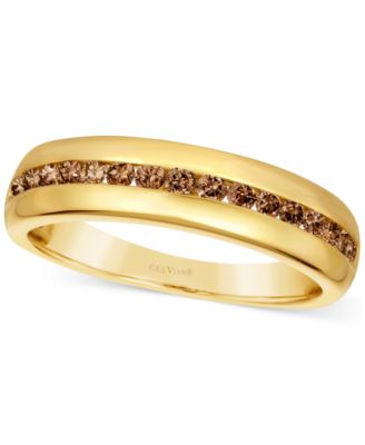 Le Vian - Men's Chocolate Diamond Band (1/2 ct. t.w.) in 14k Gold