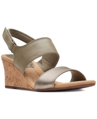 Clarks - Women's Kyarra Faye Slingback Wedge Sandals