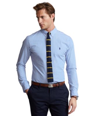 Polo Ralph Lauren - Men's Slim Fit Striped Stretch Poplin Shirt