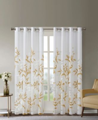 Madison Park - Cecily Printed Grommet 50" x 84" Window Panel Product