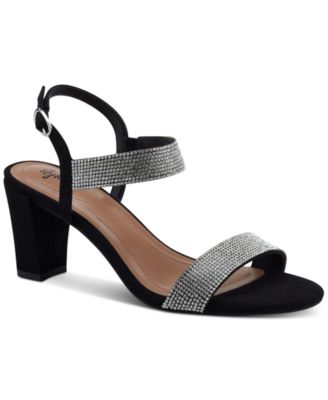 Style & Co - Bonitaa Embellished Ankle-Strap Slingback Dress Sandals