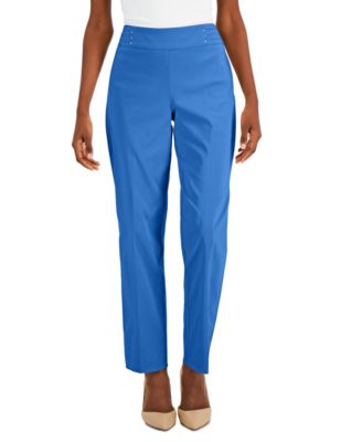 JM Collection - Petite Studded Pull-On Pant