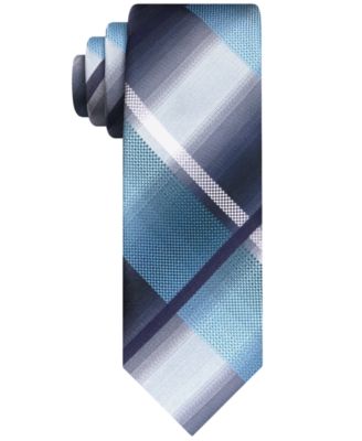 Van Heusen - Men's Shaded Swirls Plaid Tie