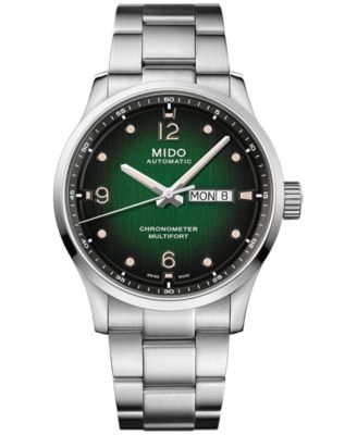 Mido - Men's Swiss Automatic Multifort Chronometer Stainless Steel Bracelet Watch 42mm