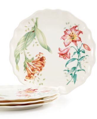 Lenox - Buttterfly Meadow Set of 4 Melamine Salad Plates
