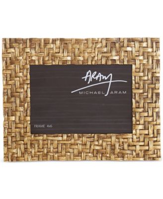 Michael Aram - Antique Gold-Tone 4" x 6" Palm Frame