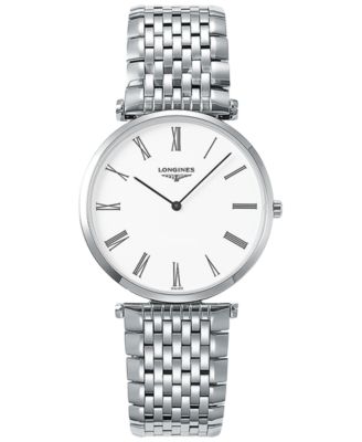Longines - Men's Swiss La Grande Classique De  Stainless Steel Bracelet Watch 36mm L47554116