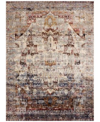 Spring Valley Home - Anastasia AF-08 Slate/Multi 5'3" x 7'8" Area Rug
