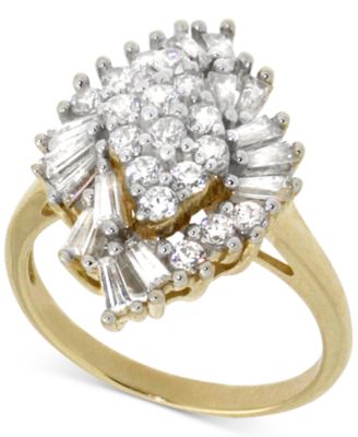 Wrapped in Love - Diamond Cluster Ring (1 ct. t.w.) in 14k Gold