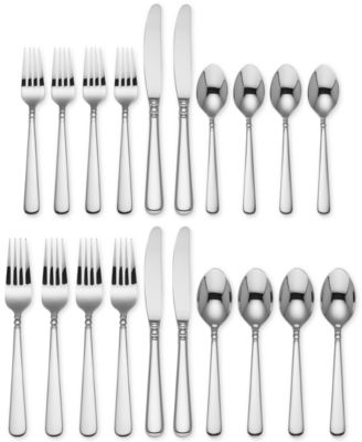 Lenox - 20-Pc. Pearl Platinum Flatware Set