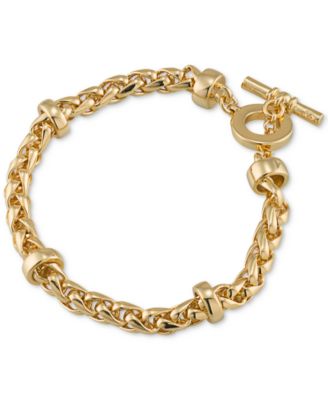 Lauren Ralph Lauren - Gold-Tone Heavy Chain Toggle Bracelet