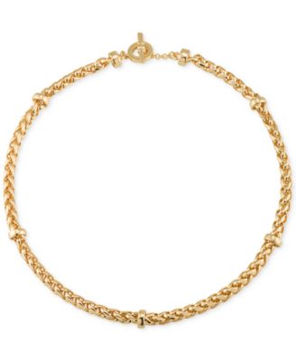 Lauren Ralph Lauren - Gold-Tone Decorative Chain Collar Necklace