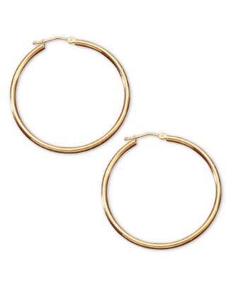 Macy's - 14k Gold Hoop Earrings