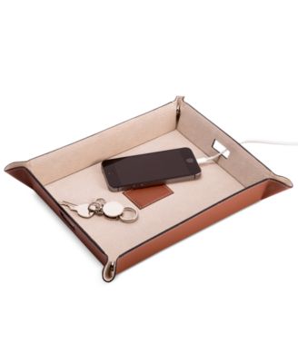 Bey-Berk - Leather Valet & Charging Station