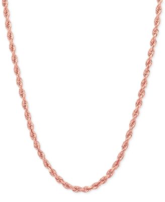Macy's Brand - Rope Chain Necklace in 14k Rose Gold