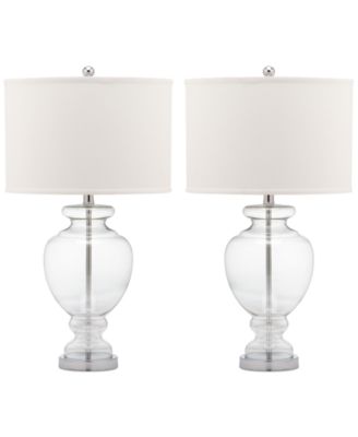 Safavieh - Set of 2 Glass Table Lamps