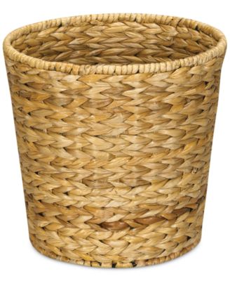 Household Essentials - Water Hyacinth Wicker Waste Basket