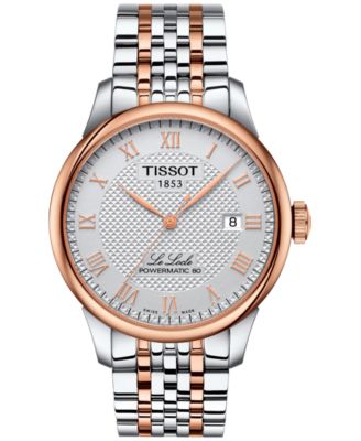 Tissot - Men's Swiss Automatic Le Locle Two-Tone Stainless Steel Bracelet Watch 39mm