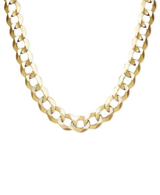 Macy's Brand - 22" Curb Chain (7mm) Necklace in 14k Gold