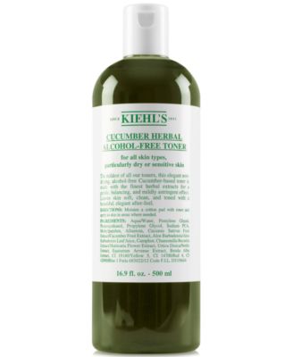 Kiehl's Since 1851 - Cucumber Herbal Alcohol-Free Toner, 16.9-oz.