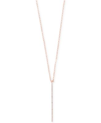 EFFY Collection - Diamond Vertical Bar Pendant Necklace (1/8 ct. t.w.)