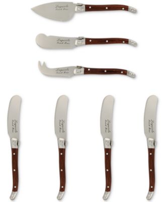 French Home - Laguiole 7-Pc. Pakkawood Cheese Set