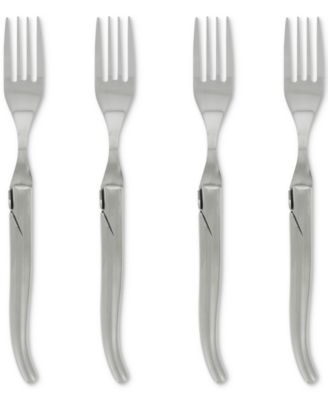 French Home - Laguiole Connoisseur Stainless Steel Steak Forks, Set of 4