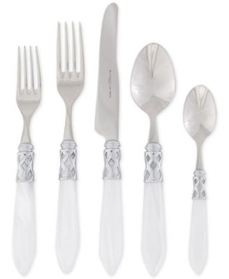 VIETRI - Aladdin Brilliant Tortoise-Look 5-Pc. Flatware Place Setting