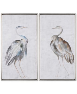 Uttermost - Summer Birds 2-Pc. Framed Wall Art Set