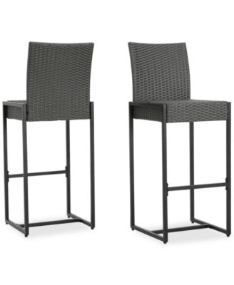 Noble House - Camden Bar Stool (Set of 2), Quick Ship